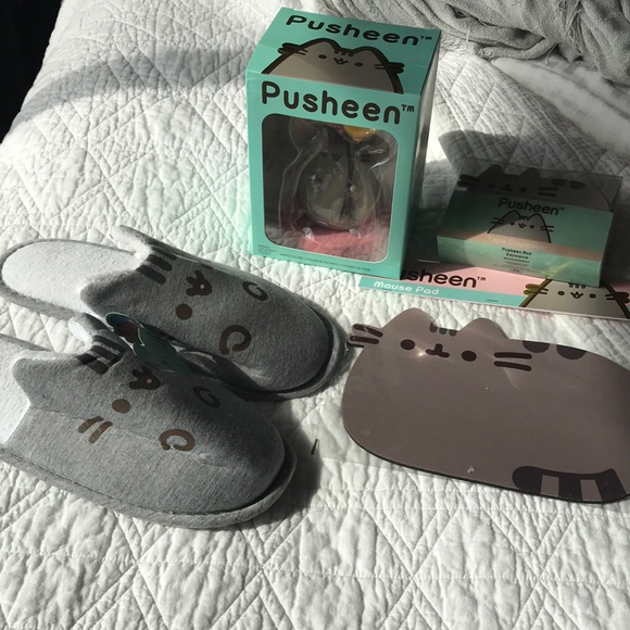 pusheen Shoes - Pusheen, mousepad, figurine, tape